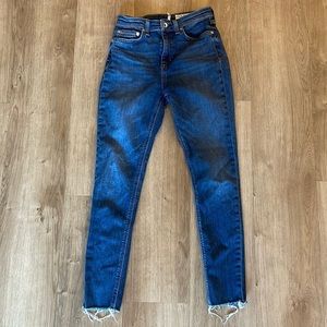 𝅺RAG & Bone Nina high rise ankle skinny in Juni. Size 25